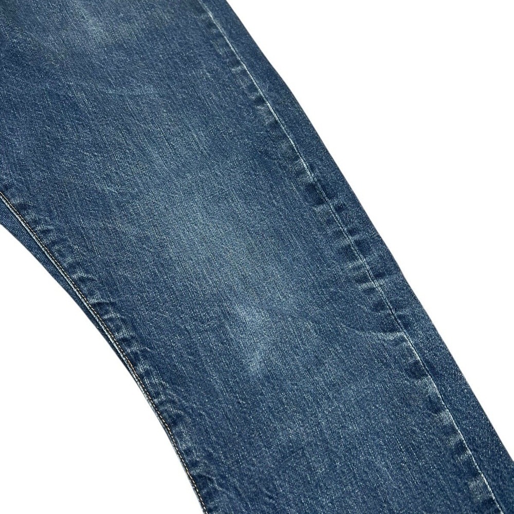 Taylor Stitch Slim Fit Mens Blue Denim Jeans Button Fly Size 34X29 Selvedge - Picture 4 of 9
